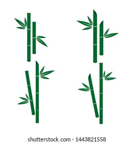 Bamboo Logo Icon Design Template Vector Illustration.