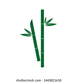 Bamboo Logo Icon Design Template Vector Illustration.
