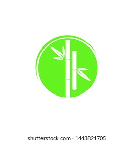 Bamboo Logo Icon Design Template Vector Illustration.
