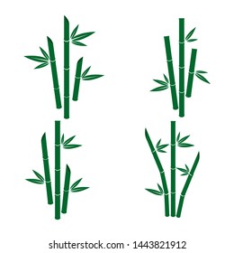 Bamboo Logo Icon Design Template Vector Illustration.