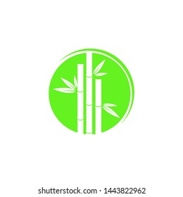 Bamboo Logo Icon Design Template Vector Illustration.