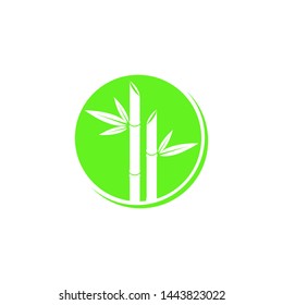 Bamboo Logo Icon Design Template Vector Illustration.