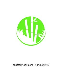 Bamboo Logo Icon Design Template Vector Illustration.