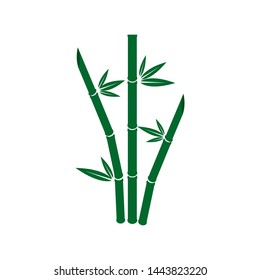 Bamboo Logo Icon Design Template Vector Illustration.