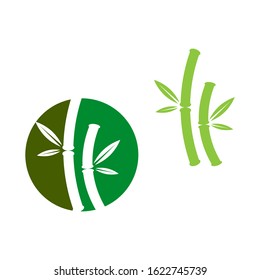 Bamboo logo ilustration vector template
