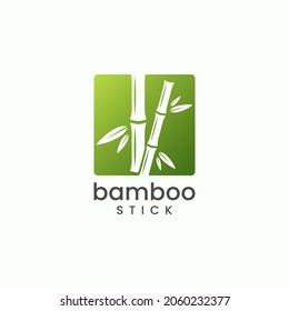 logotipo de bambú sobre fondo blanco