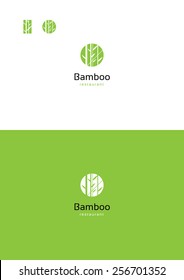 Bamboo logo teamplate.