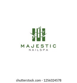 Bamboo logo template