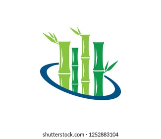 Bamboo Logo Template Design Vector, Emblem, Concept Design, Creative Symbol, Icon