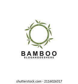 Vector de diseño de plantillas de logotipo de bambú, Emblem, Concepto de diseño, símbolo creativo, icono