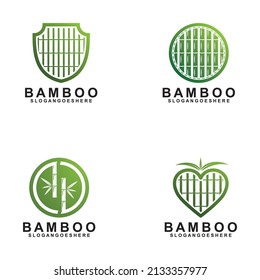 Bamboo Logo Template Design Vector, Emblem, Design Concept, Creative Symbol, Icon