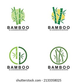 Vector de diseño de plantillas de logotipo de bambú, Emblem, Concepto de diseño, símbolo creativo, icono