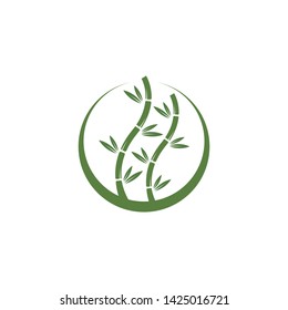 Bamboo Logo Template illustration design