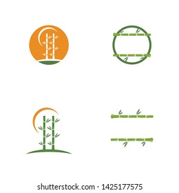 Bamboo Logo Template illustration design