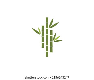 Bamboo Logo Template vector icon illustration design