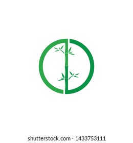 Bamboo Logo Template vector icon illustration design