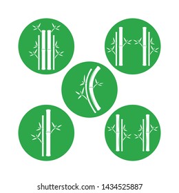 Bamboo Logo Template vector icon illustration design