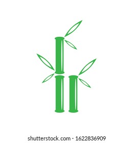 Bamboo Logo Template vector icon illustration design