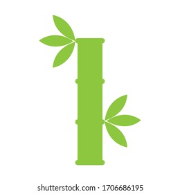Bamboo Logo Template vector icon illustration design