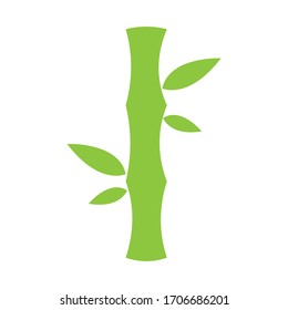 Diseño de ilustraciones vectoriales de plantillas de logotipos de bambú