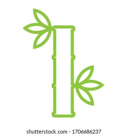 Bamboo Logo Template vector icon illustration design