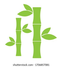 Bamboo Logo Template Vektorillustration Icon Illustration Design