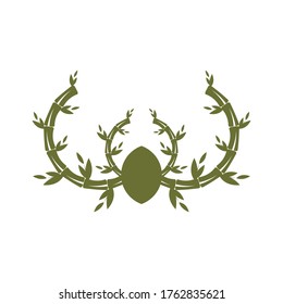Bamboo Logo Template vector icon illustration design