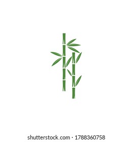 Bamboo Logo Template vector icon illustration design