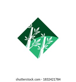 Bamboo Logo Template vector icon illustration design
