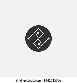 Bamboo Logo Template vector icon illustration design