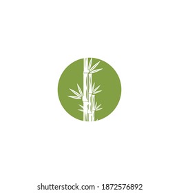 Bamboo Logo Template vector icon illustration design