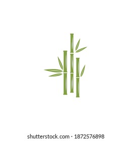 Bamboo Logo Template vector icon illustration design