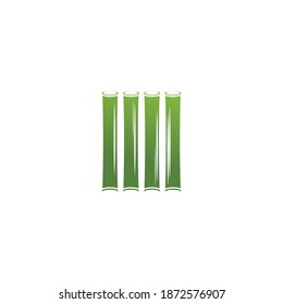 Diseño del icono de la plantilla de logotipo de bambú