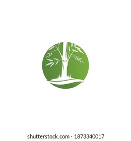 Bamboo Logo Template vector icon illustration design