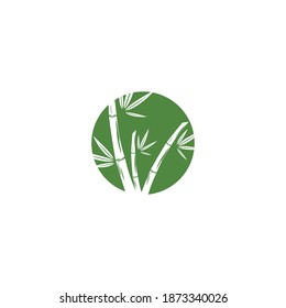 Bamboo Logo Template vector icon illustration design