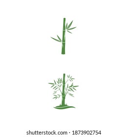 Bamboo Logo Template vector icon illustration designs