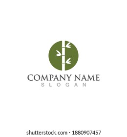 Bamboo Logo Template vector icon illustration design