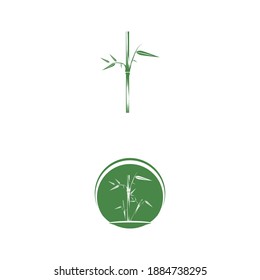 Bamboo Logo Template vector icon illustration design
