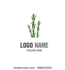 Bamboo Logo Template vector icon illustration design