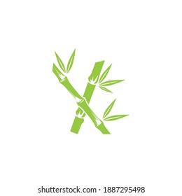 Bamboo Logo Vorlage Vektorsymbol-Design