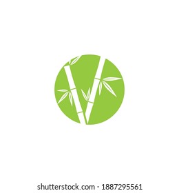 Bamboo Logo Template vector icon illustration design
