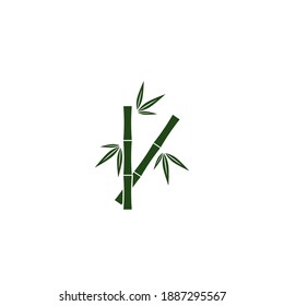 Bamboo Logo Template vector icon illustration design