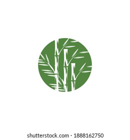 Bamboo Logo Template vector icon illustration design