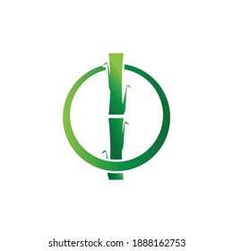 Bamboo Logo Template vector icon illustration design