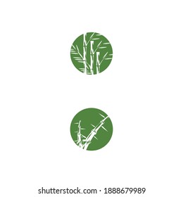 Bamboo Logo Template vector icon illustration design