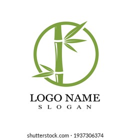 Bamboo Logo Template vector icon illustration design