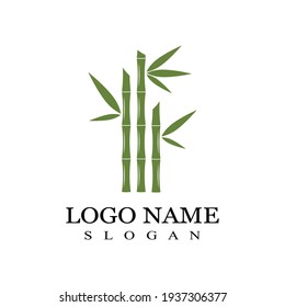 Bamboo Logo Template vector icon illustration design
