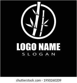 Bamboo Logo Template vector icon illustration design