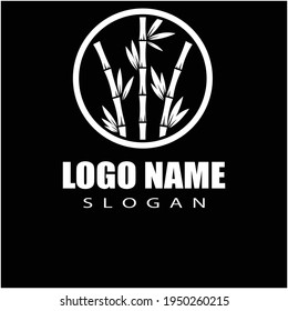 Bamboo Logo Template vector icon illustration design