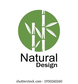 Bamboo Logo Template vector icon illustration design